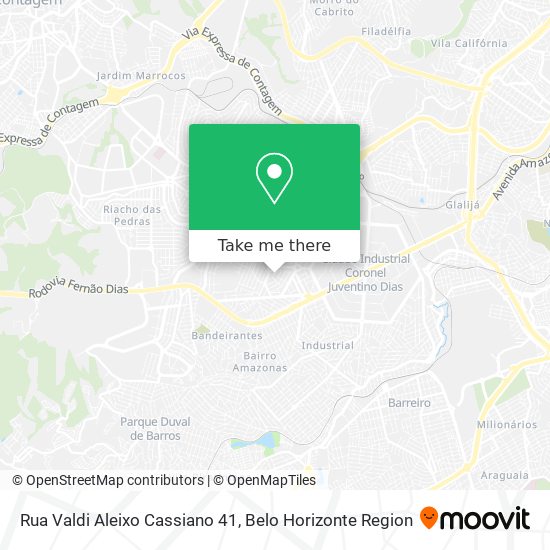 Rua Valdi Aleixo Cassiano 41 map