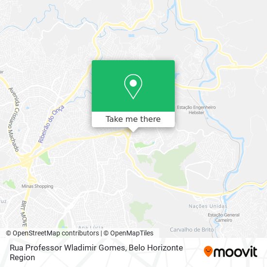 Rua Professor Wladimir Gomes map