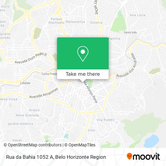 Rua da Bahia 1052 A map