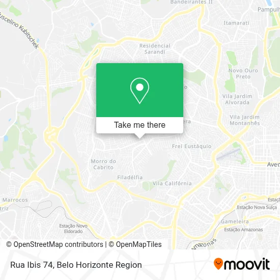 Rua Ibis 74 map