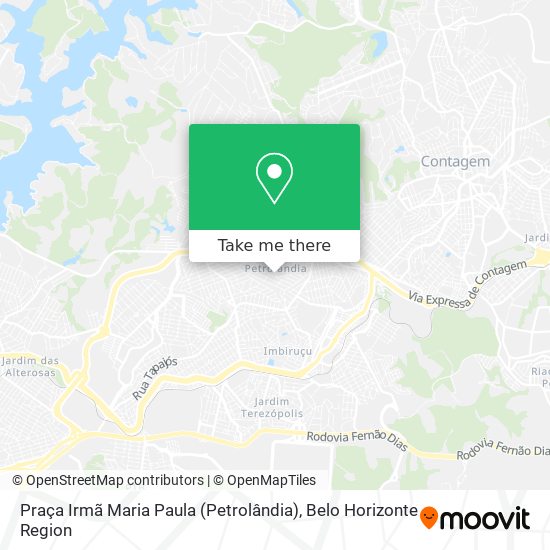 Praça Irmã Maria Paula (Petrolândia) map