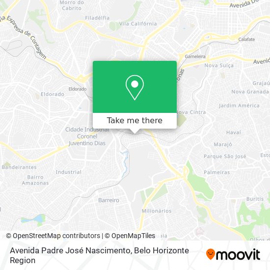 Avenida Padre José Nascimento map