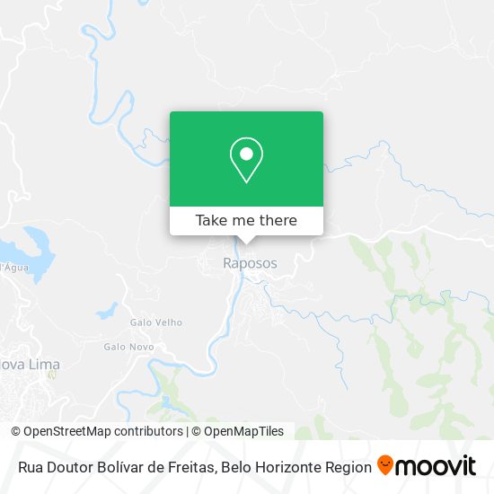 Rua Doutor Bolívar de Freitas map