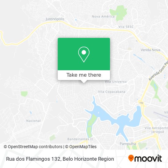 Rua dos Flamingos 132 map