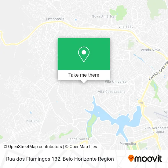 Rua dos Flamingos 132 map