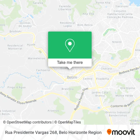 Rua Presidente Vargas 268 map