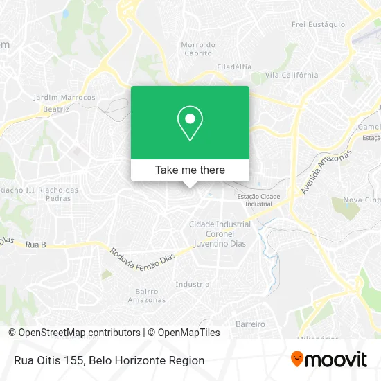 Rua Oitis 155 map
