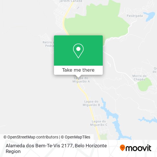Alameda dos Bem-Te-Vis 2177 map