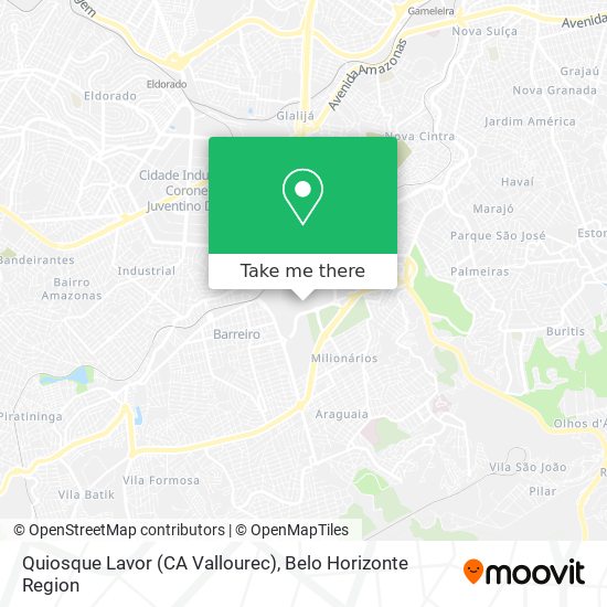 Quiosque Lavor (CA Vallourec) map
