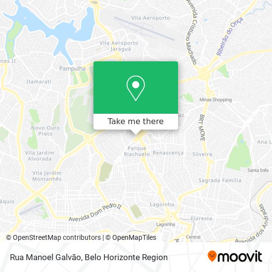 Mapa Rua Manoel Galvão