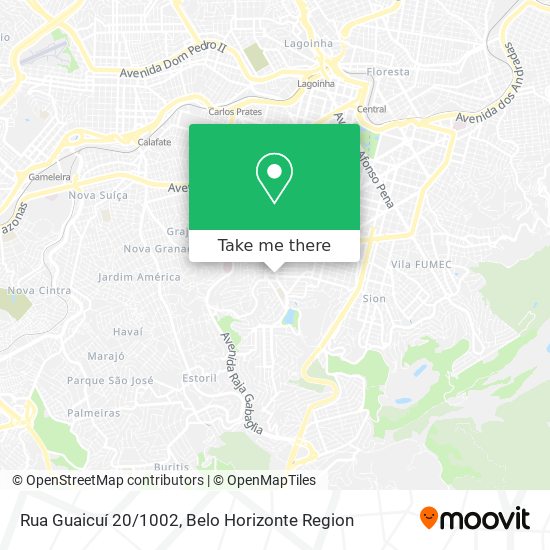 Rua Guaicuí 20/1002 map