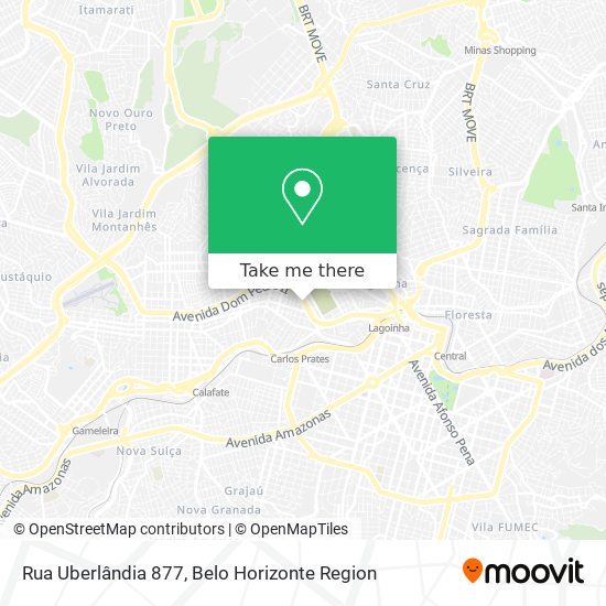 Rua Uberlândia 877 map