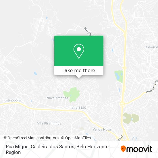 Rua Miguel Caldeira dos Santos map