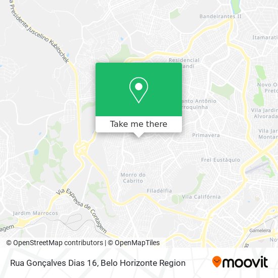Rua Gonçalves Dias 16 map