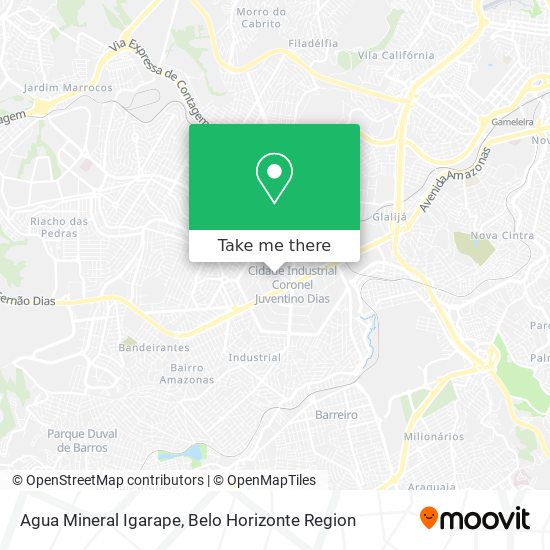 Agua Mineral Igarape map