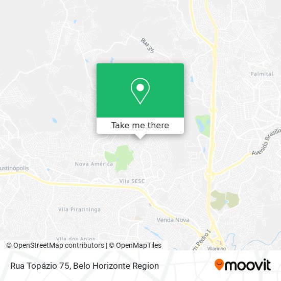 Rua Topázio 75 map