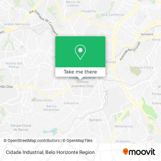 Cidade Industrial map