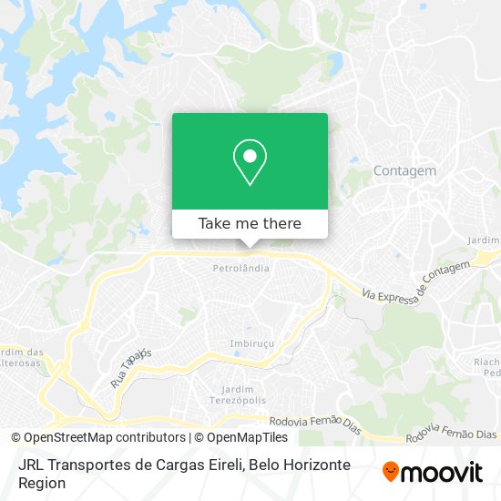 JRL Transportes de Cargas Eireli map