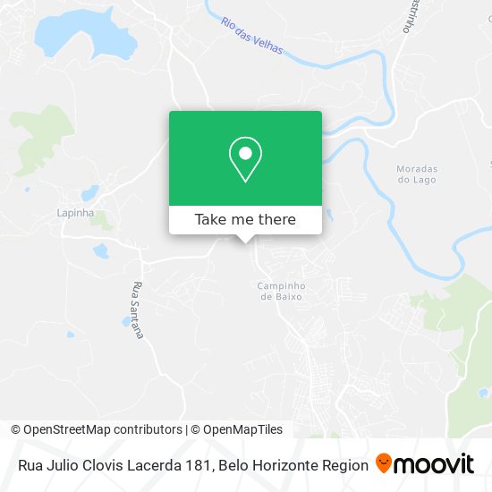 Rua Julio Clovis Lacerda 181 map