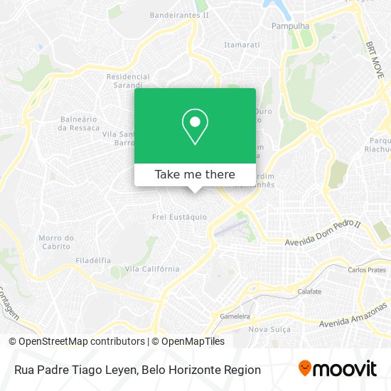 Mapa Rua Padre Tiago Leyen