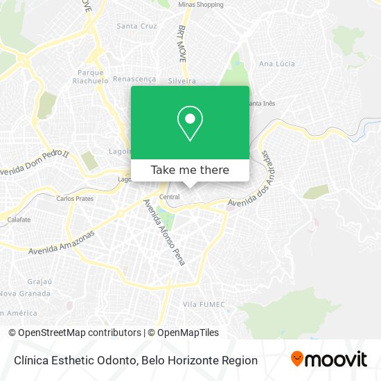 Clínica Esthetic Odonto map