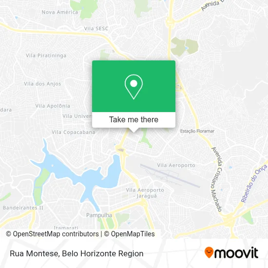Rua Montese map
