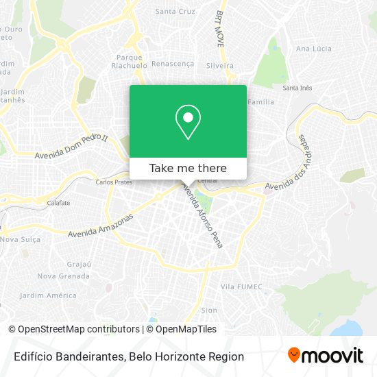 Edifício Bandeirantes map