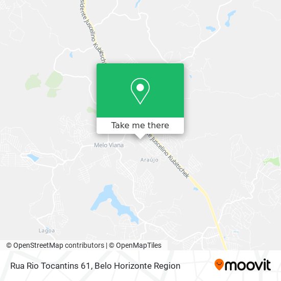 Rua Rio Tocantins 61 map