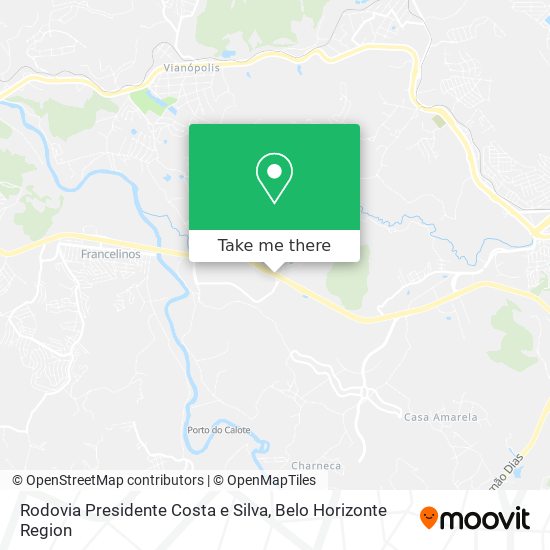 Rodovia Presidente Costa e Silva map
