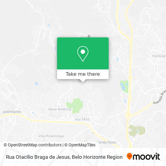 Rua Otacílio Braga de Jesus map
