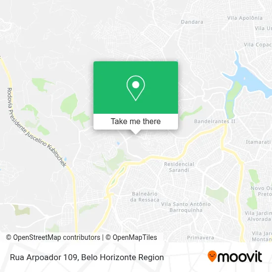 Rua Arpoador 109 map