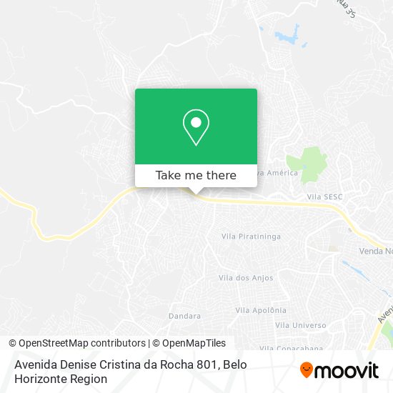 Avenida Denise Cristina da Rocha 801 map