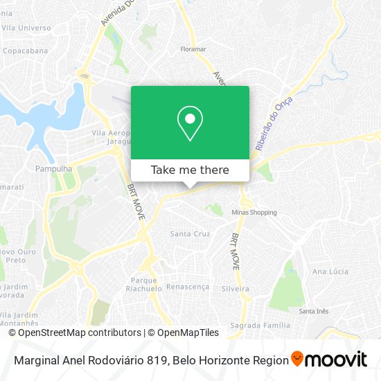 Marginal Anel Rodoviário 819 map