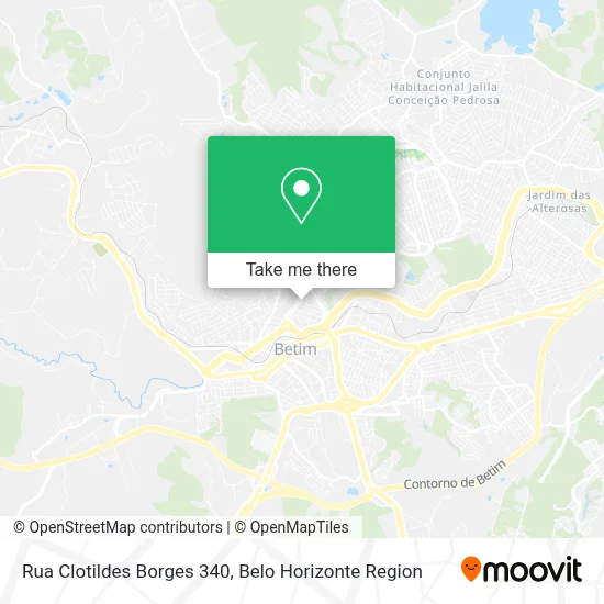 Rua Clotildes Borges 340 map