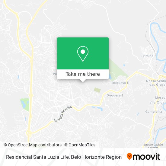 Residencial Santa Luzia Life map