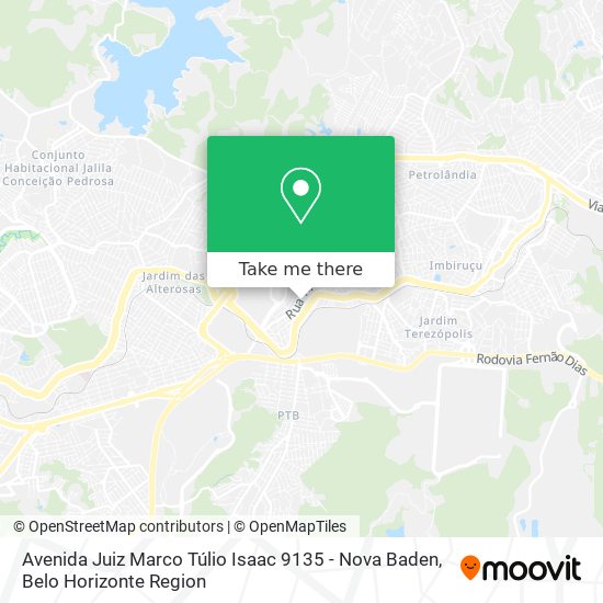 Avenida Juiz Marco Túlio Isaac 9135 - Nova Baden map
