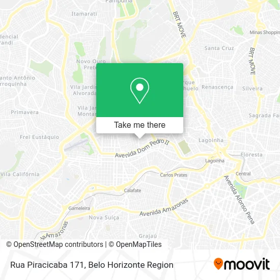 Rua Piracicaba 171 map