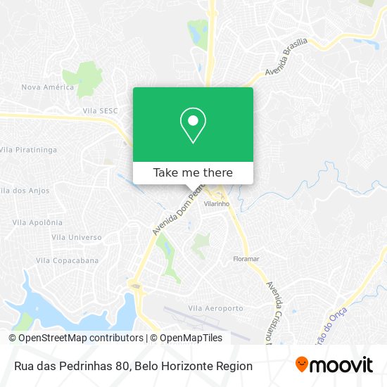 Rua das Pedrinhas 80 map