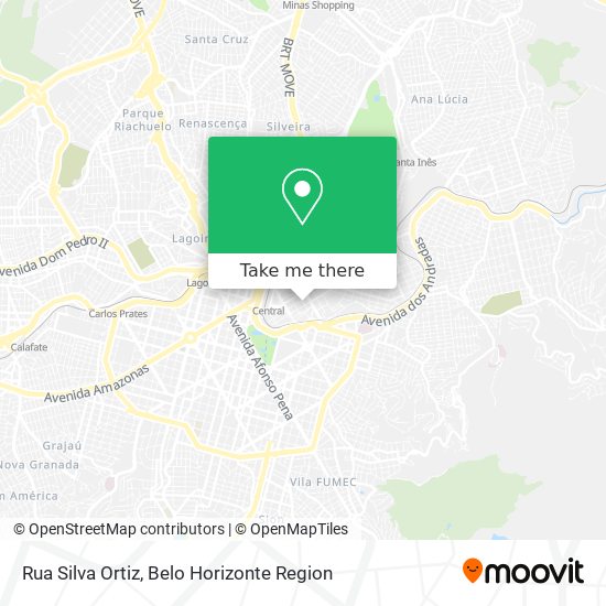 Mapa Rua Silva Ortiz