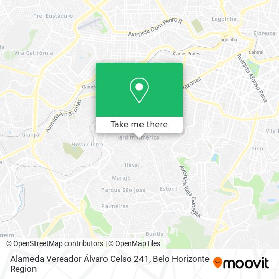 Alameda Vereador Álvaro Celso 241 map