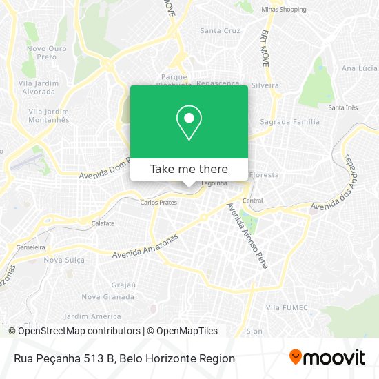 Rua Peçanha 513 B map