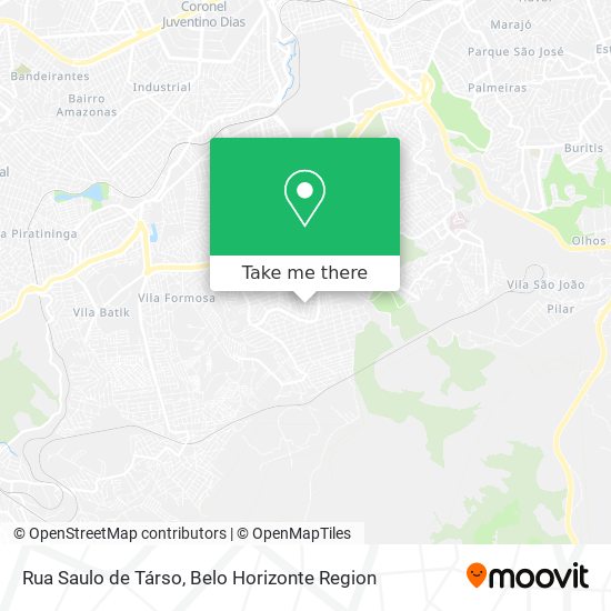 Rua Saulo de Társo map