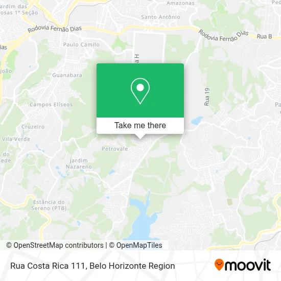 Rua Costa Rica 111 map