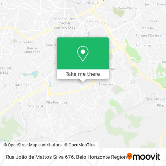 Rua João de Mattos Silva 676 map