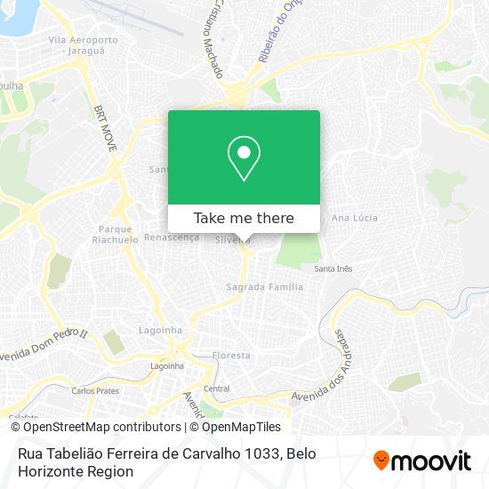 Rua Tabelião Ferreira de Carvalho 1033 map