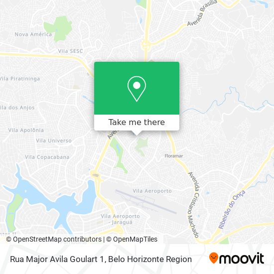Rua Major Avila Goulart 1 map