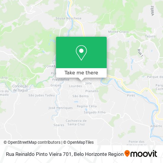 Rua Reinaldo Pinto Vieira 701 map