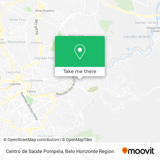 Centro de Saúde Pompéia map