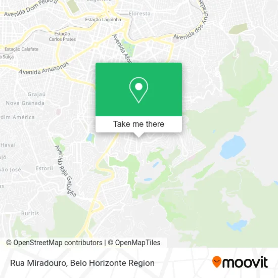 Rua Miradouro map