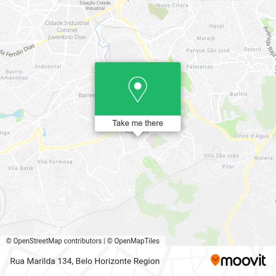 Rua Marilda 134 map